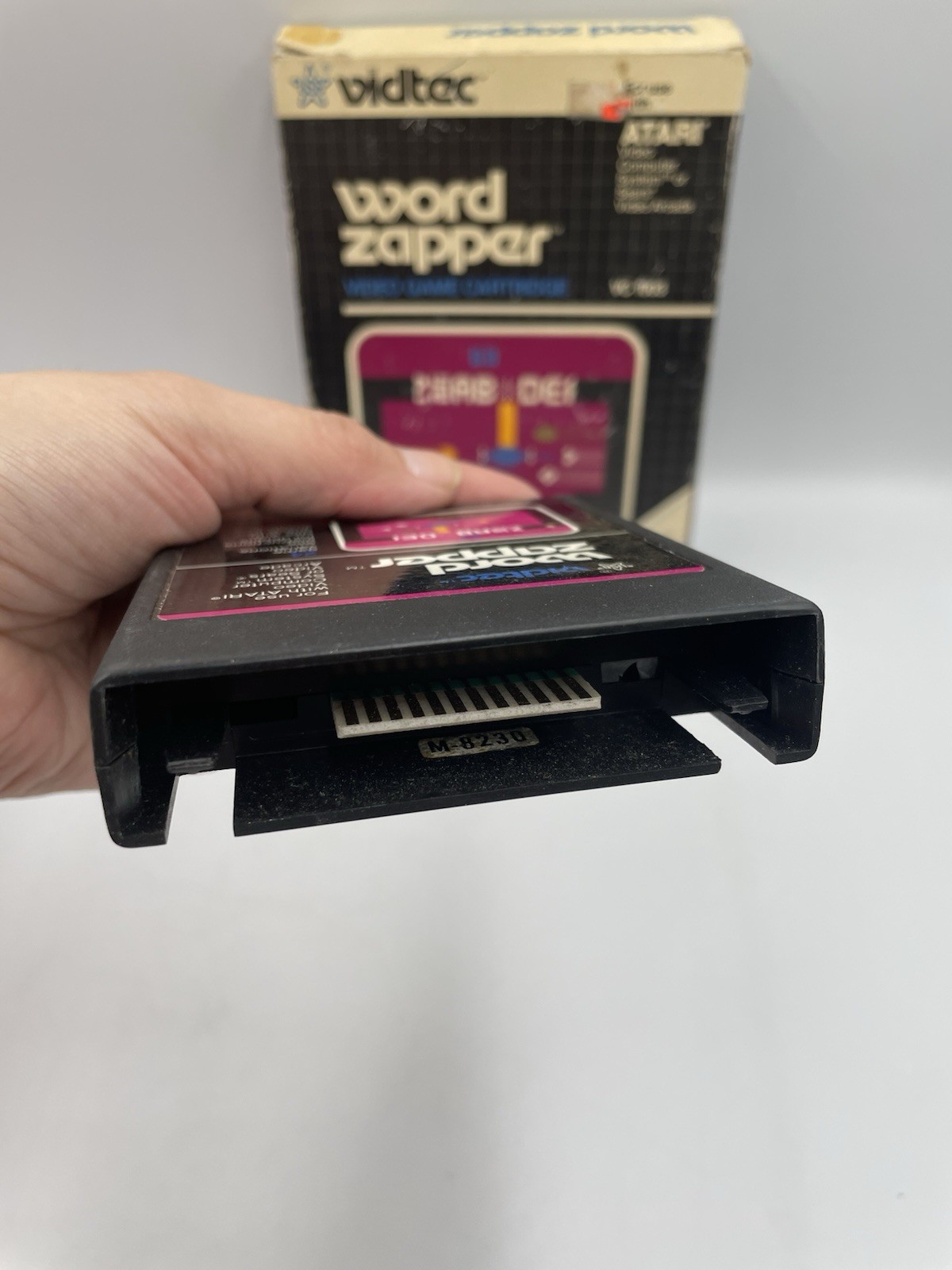 Atari 2600 – WORD ZAPPER with Original Box – Tested & WORKS