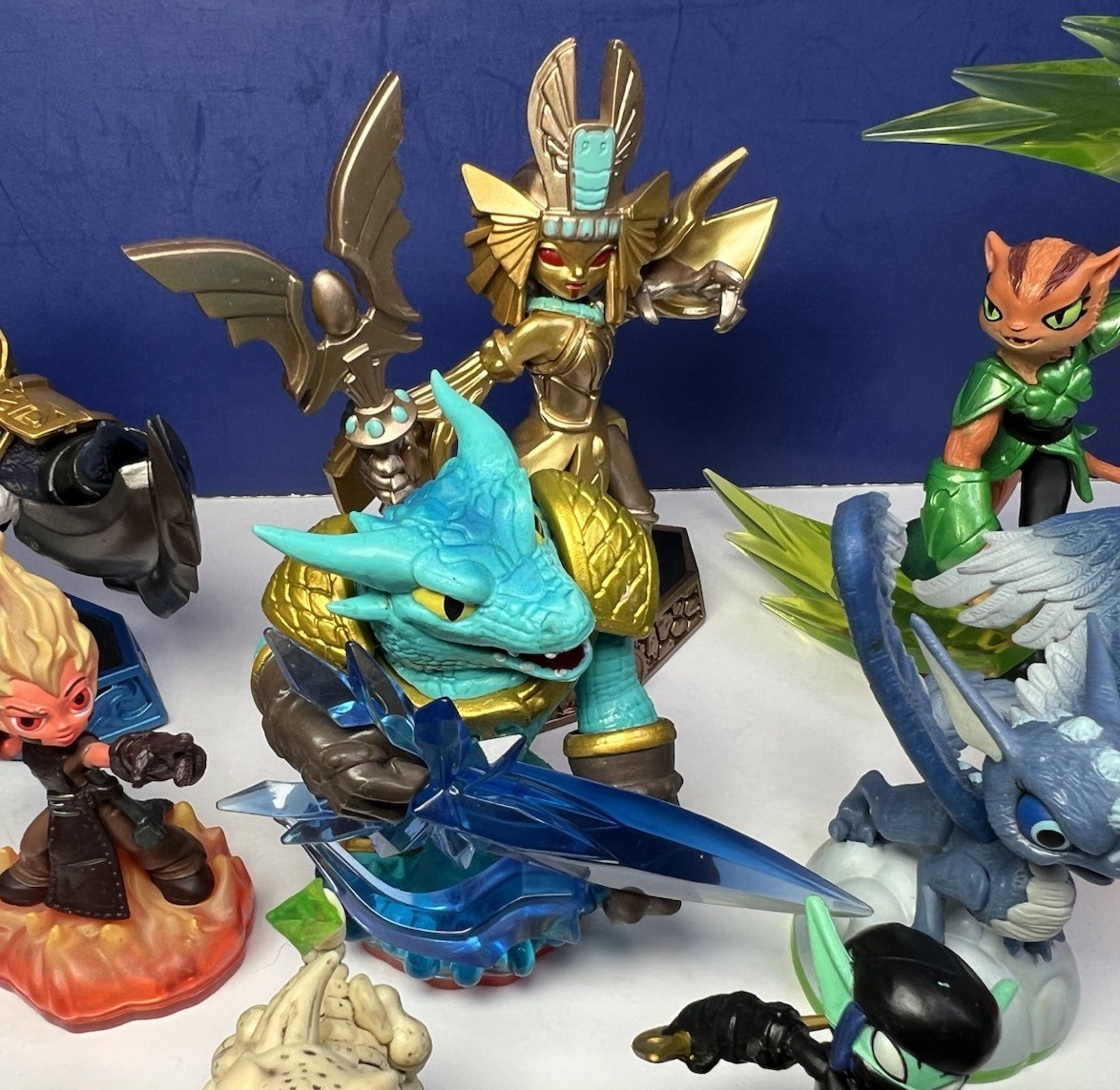 Skylanders Mixed Lot of 17 Figures Trap Team Spyros Food Fight Activision VGC