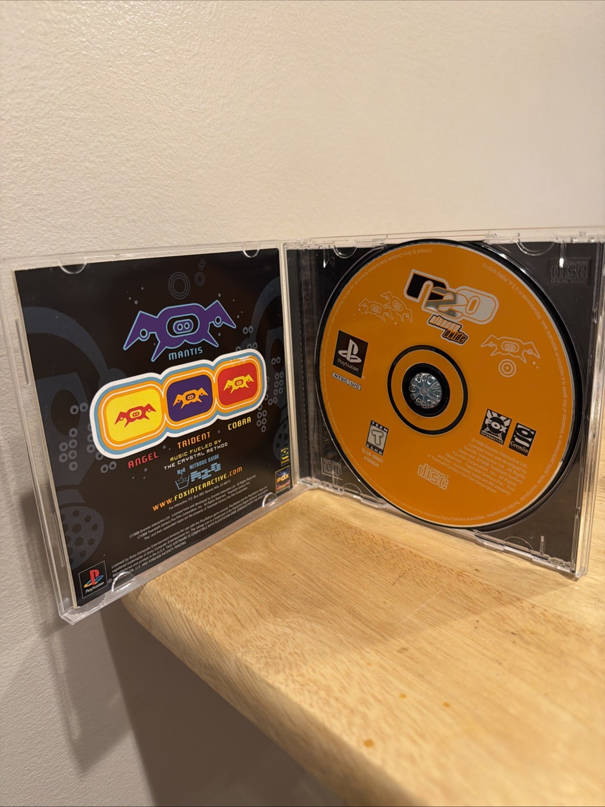 N2O Nitrous Oxide for PlayStation 1 with Manual (resurfaced Disc)