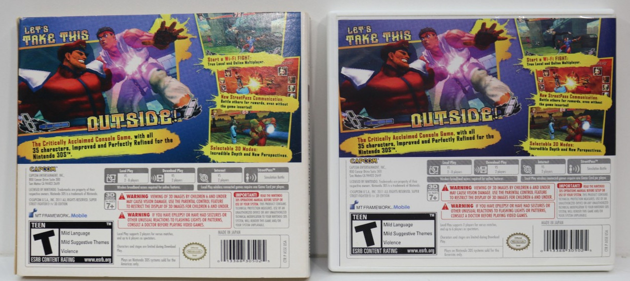 Super Street Fighter IV 3D Edition (Nintendo 3DS, 2011)
