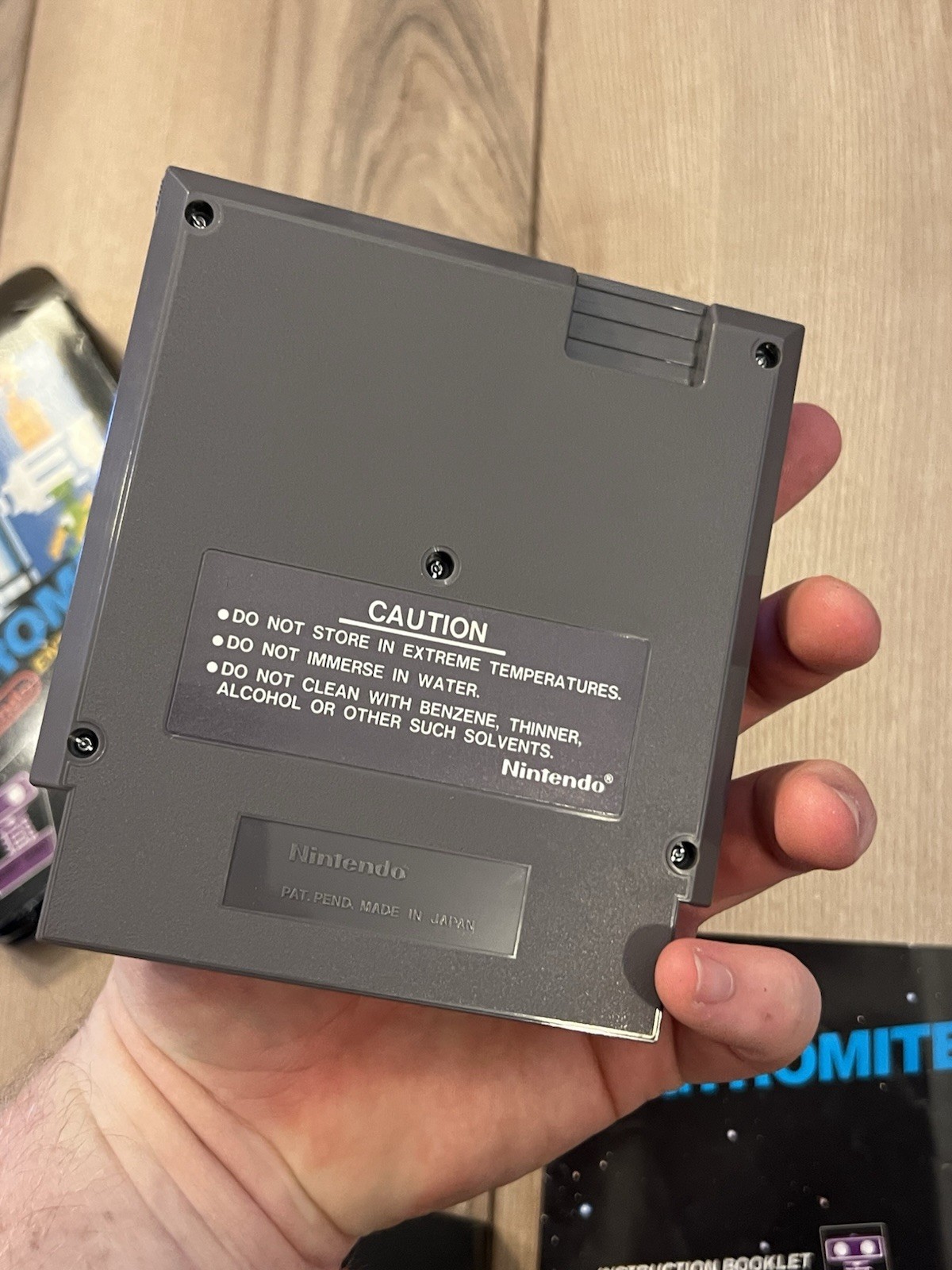 Gyromite (Nintendo NES, 1985) 5-Screw w/ Hangtab Black Box CIB Complete Tested