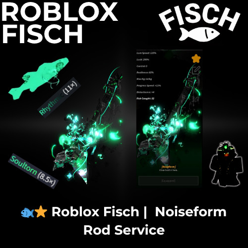 [FISCH]- Ultra Rare | Noiseform Rod / Fisch Rod – [Collectible All Rods]
