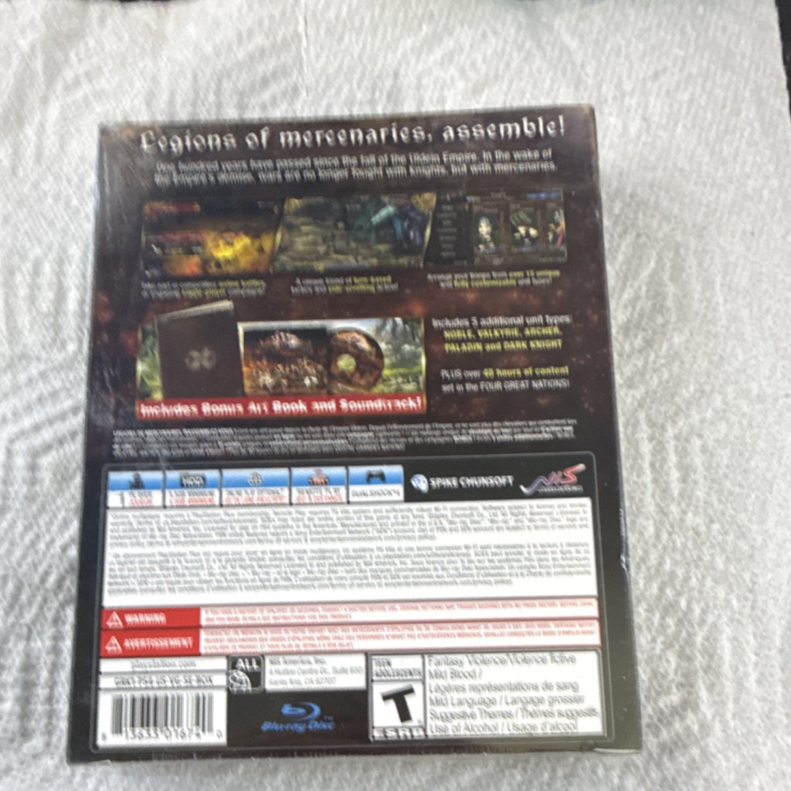 Spike Chunsoft Grand Kingdom PS4 w/ Bonus Art Book & Soundtrack