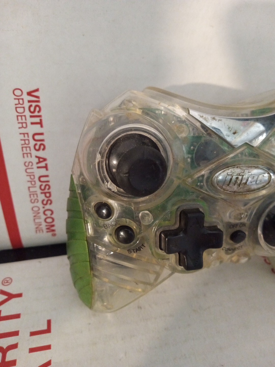 Parts Only Intec Wireless Battery Powered Xbox Controller w/ Corrosion ~ T3#12