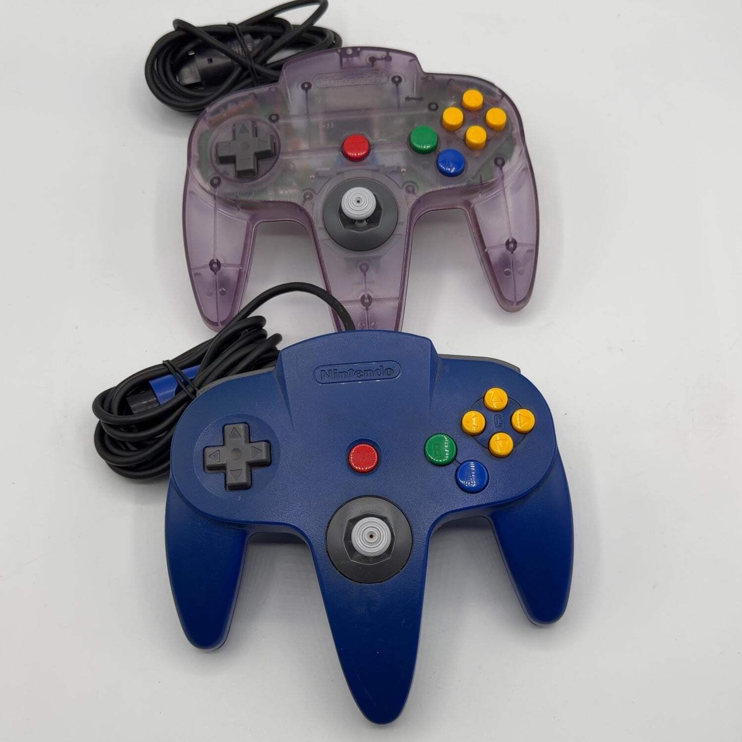 Broken Lot of 5 Nintendo 64 N64 Original Controller NUS-005 Read