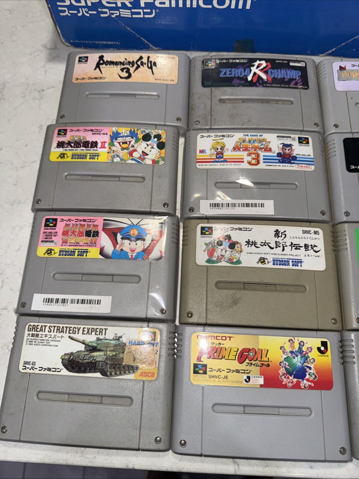 Nintendo SFC Super Famicom Console boxed System bundle Mint Includes 12 Games