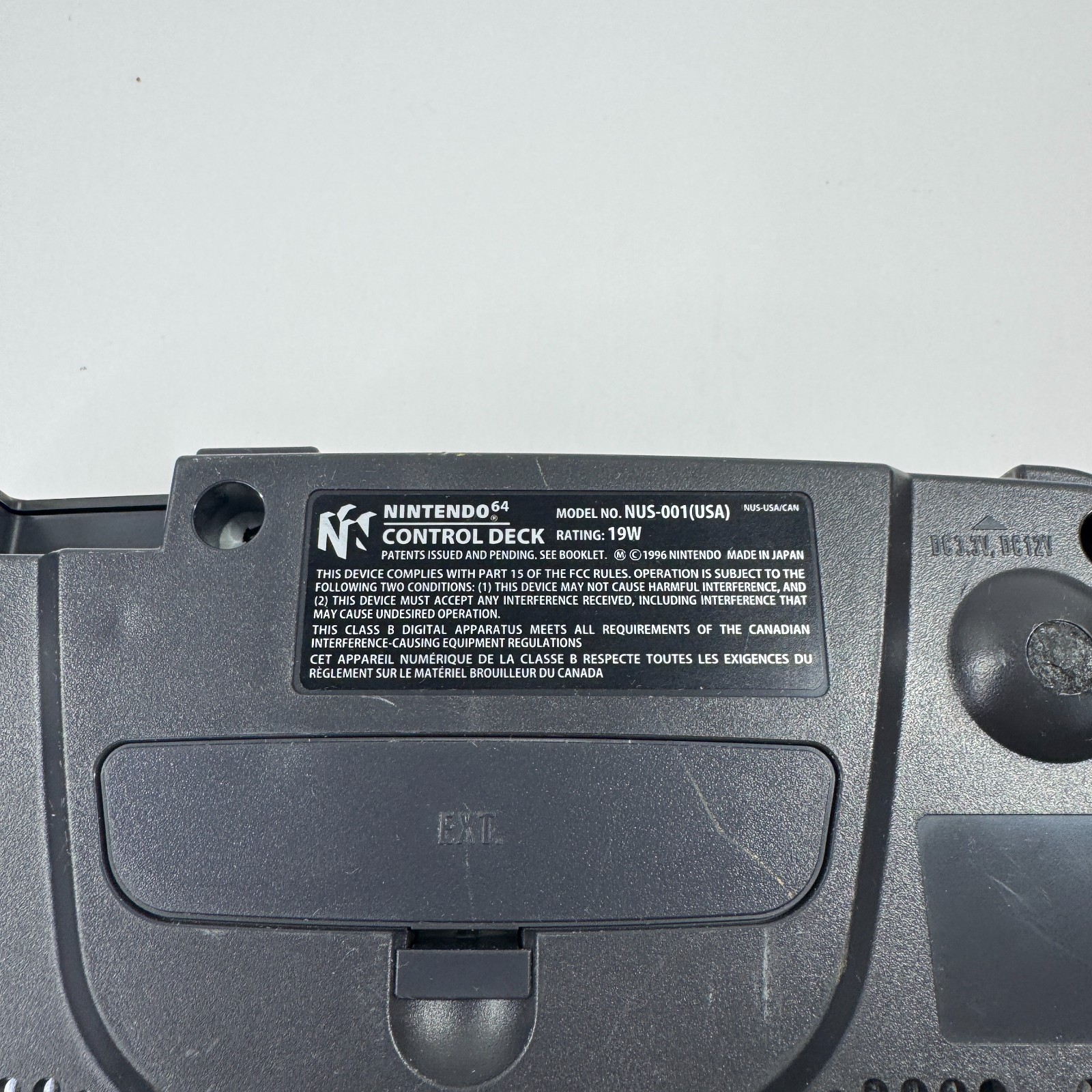 Nintendo 64 N64 System CONSOLE ONLY w/ Expansion Pak (Pack) Very clean & Tested!
