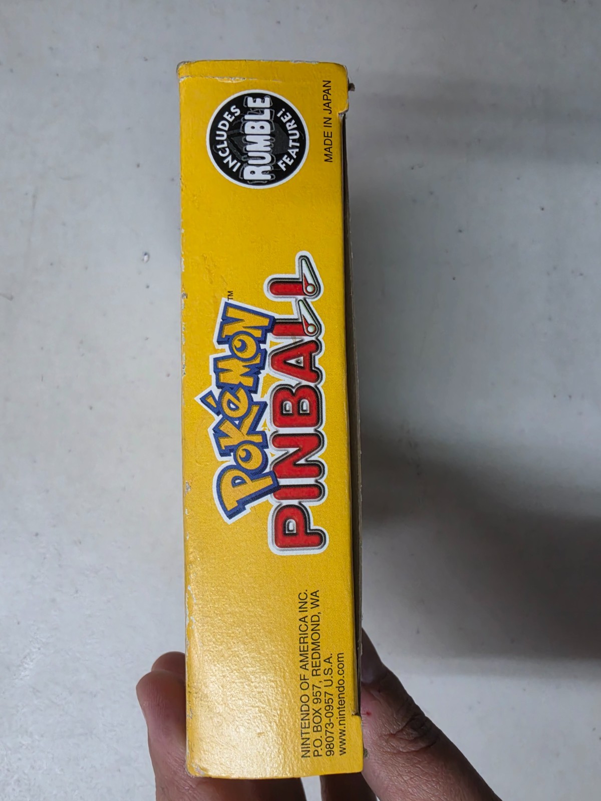 Pokemon Pinball (Game Boy Color | GBC) Authentic BOX MANUAL INSERT ONLY