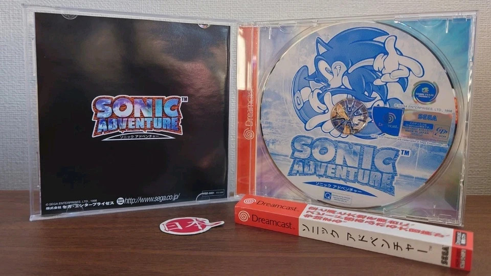 Sonic Adventure Sega Dreamcast HDR-0001 MINT + Spine Card NTSC-J FREE SHIP