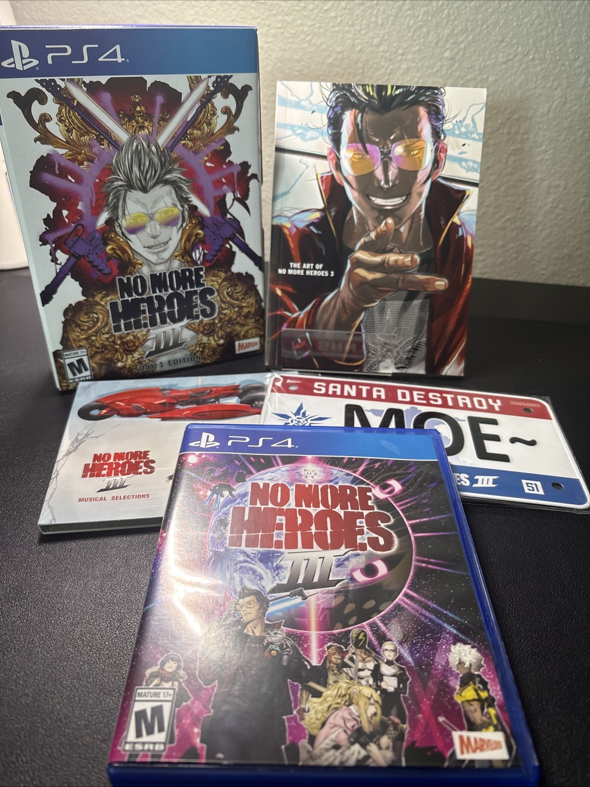 No More Heroes 3 [Day 1 Edition] (Sony PlayStation 4 PS4, 2022) CIB Tested