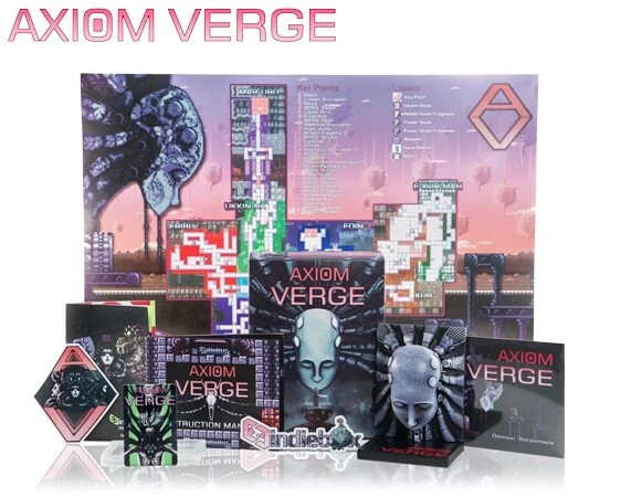 Axiom Verge Indiebox 1st RUN Limited Edition 1747/3000 + Gametrust Steelbook NEW