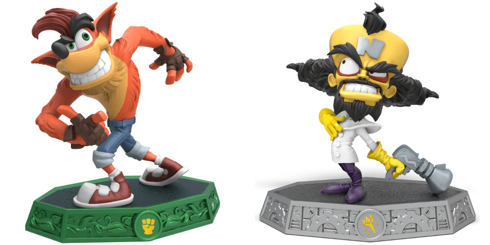 Skylanders Imaginators Crash Bandicoot & Neo Cortex Set Xbox One Switch PS4 Lot