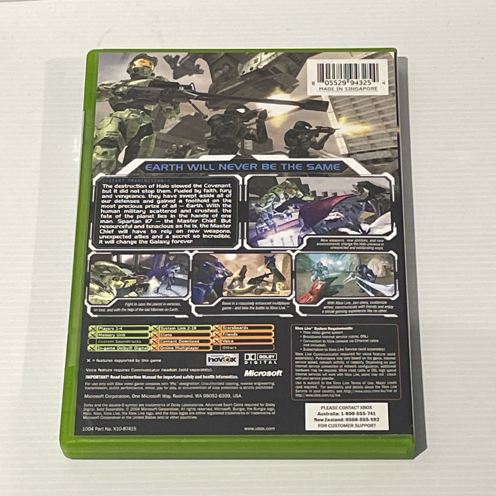 Halo 2 Xbox Original Game Rare PAL Australia MA15+ Brand New Sealed Read Desc