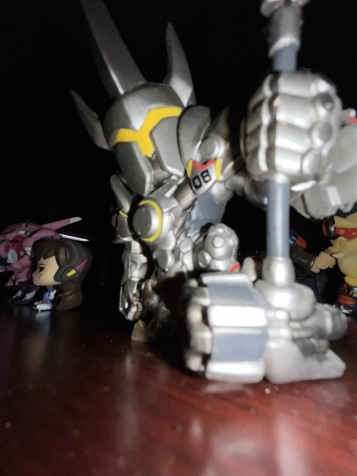 Blizzard Overwatch Figure Lot D.Va Orisa Junkrat Reinhardt Torbjörn 2016