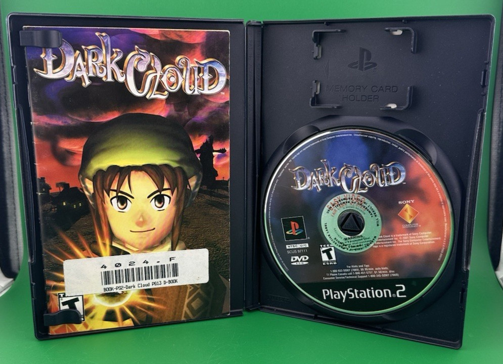 Dark Cloud (Sony Playstation 2, 2001) w/ Manual Preowned Free Shipping