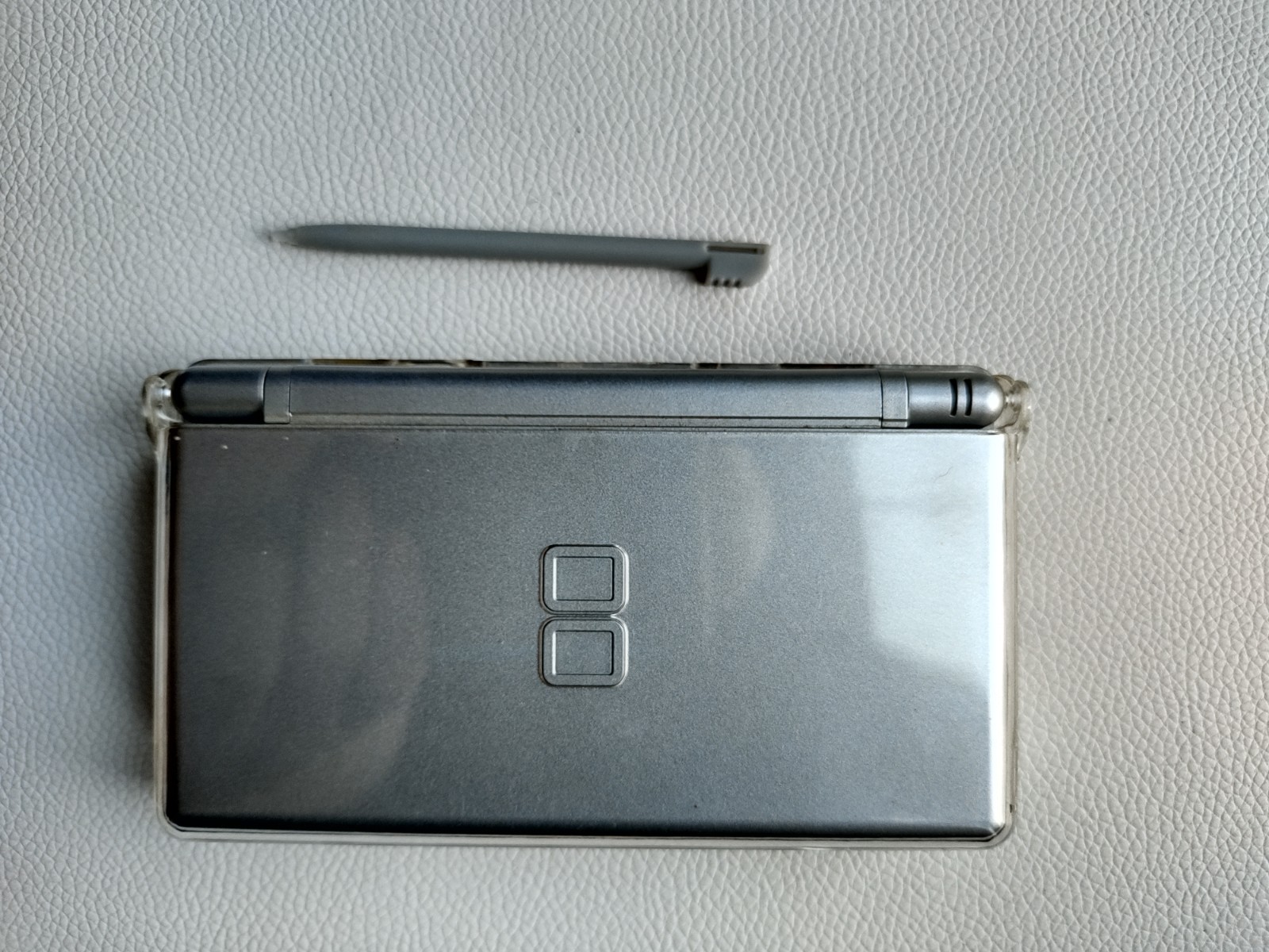 Nintendo DS Lite Launch Edition Silver Handheld System Japanese *TESTED*