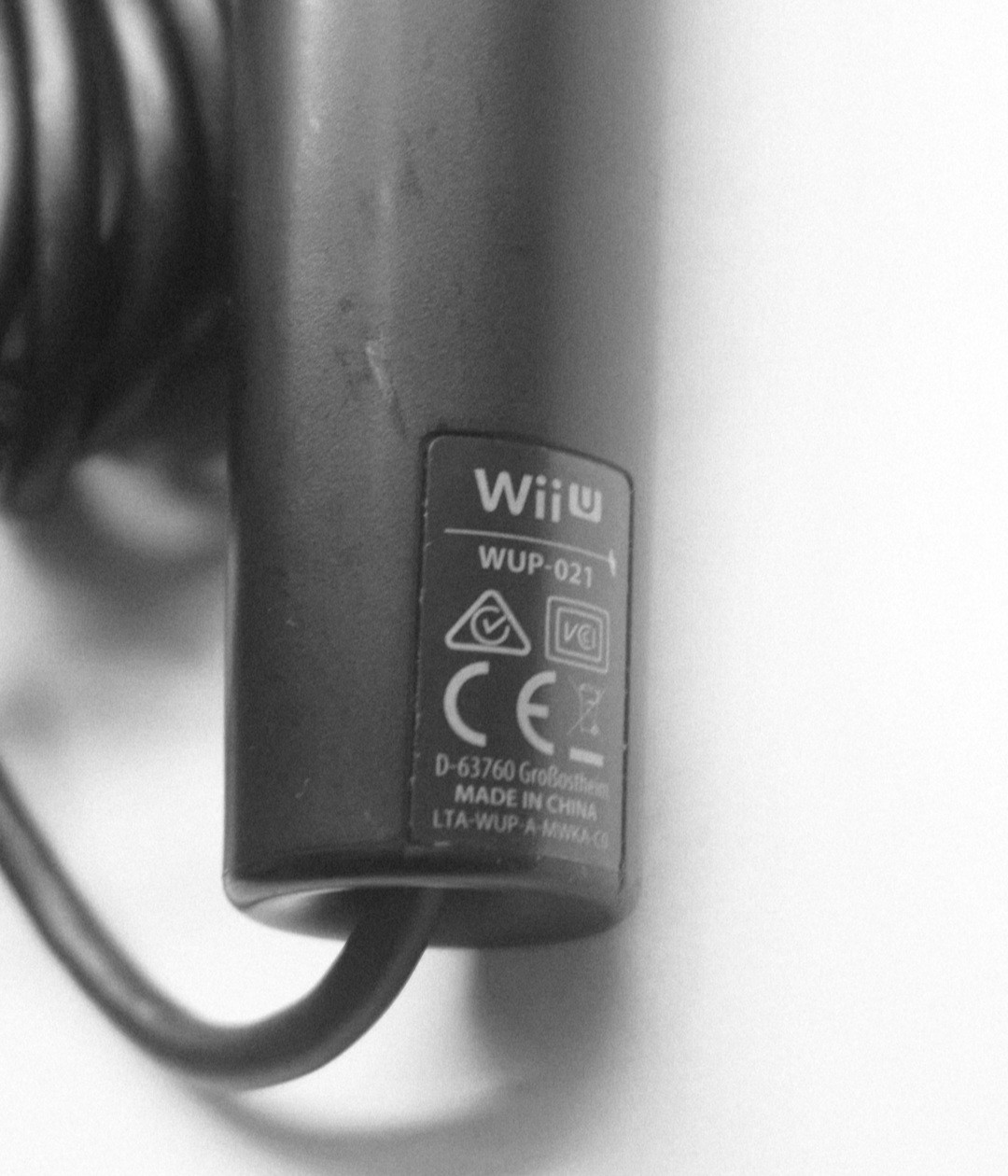 Nintendo Wii U Microphone WUP-021 Wired USB Tested for Karaoke Official OEM Used