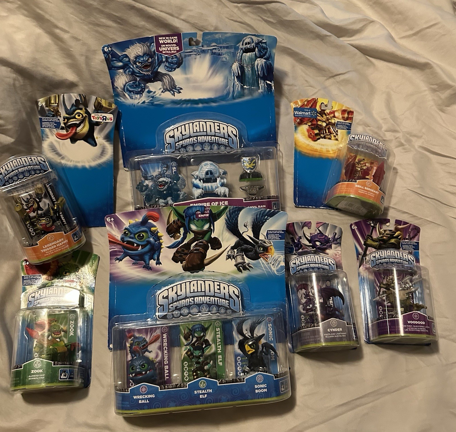 skylanders adventure Legendary Trigger Happy, Drill Sergeant Ex. Empire Of Ice 3