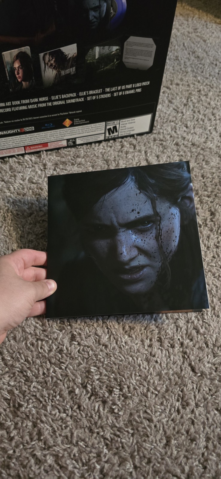 The Last of US Part II PS4 Collectors Edition Statue Set with Box