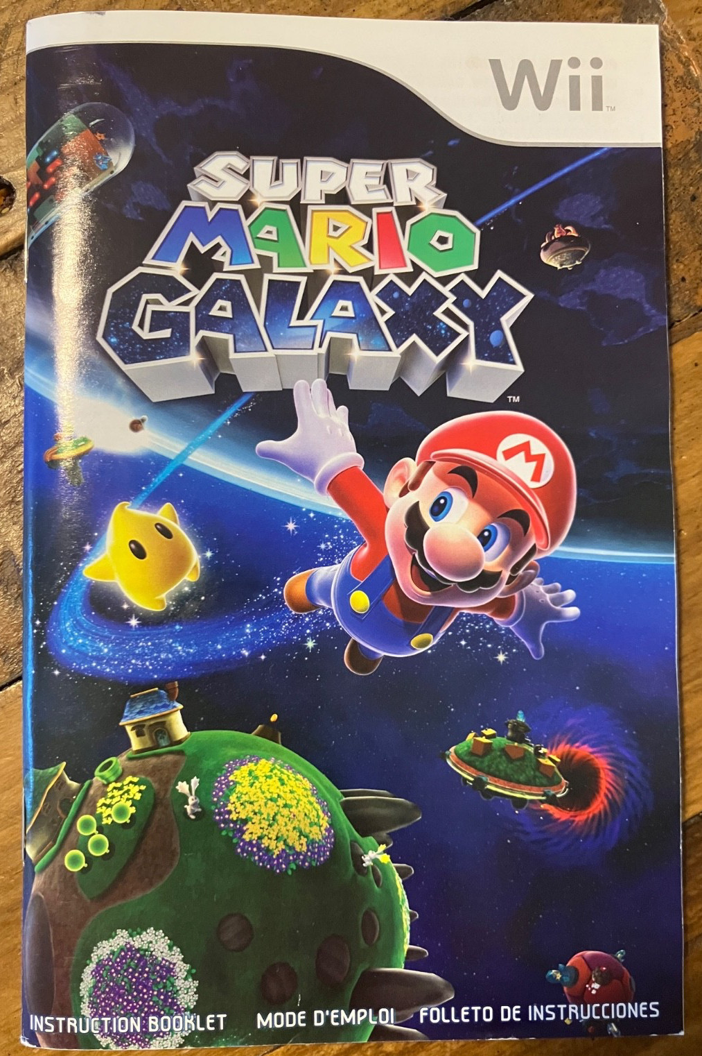 Super Mario Galaxy (Nintendo Wii, 2007) Complete In Box