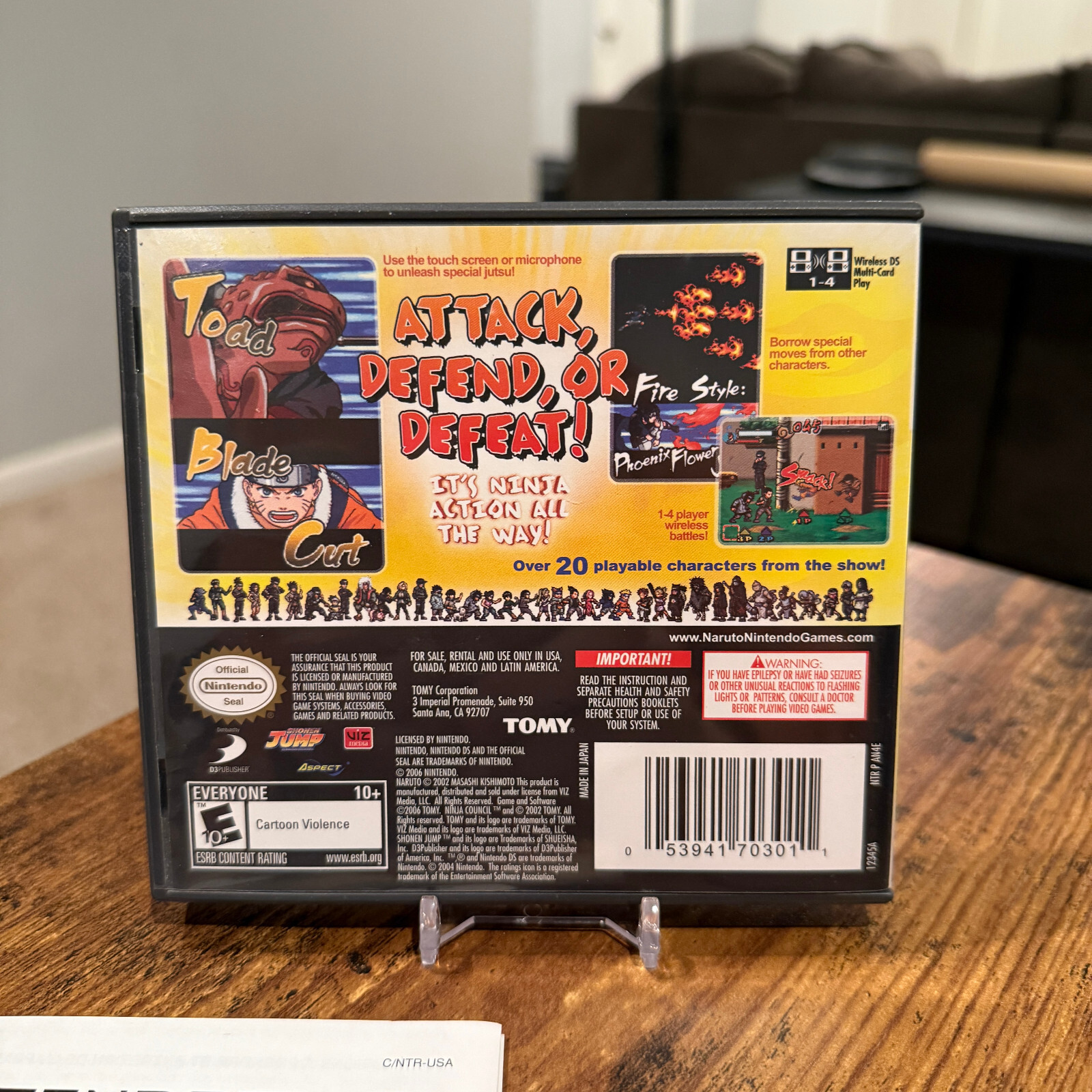 Naruto: Ninja Council 3 (Nintendo DS, 2007) Complete, Tested, Great Condition!