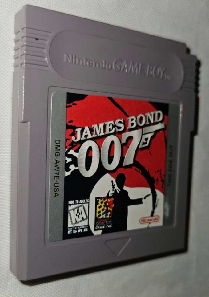 James Bond 007 Cartridge Only Authentic Nintendo Game Boy New Battery USA 1998