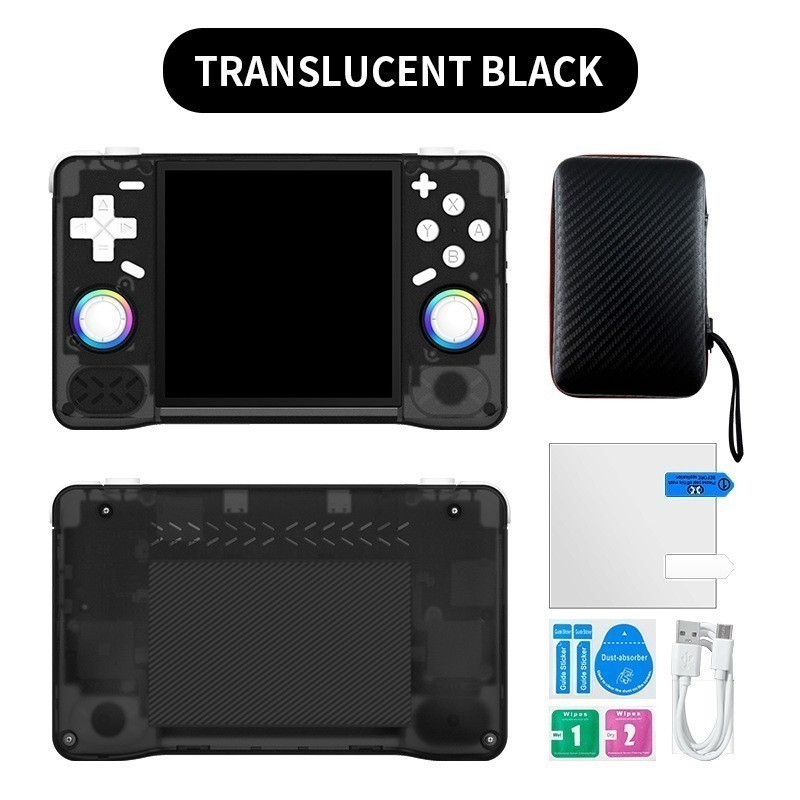 New Upgraded XF40H Retro Handheld Game Console,128GB Mini Video Game Black