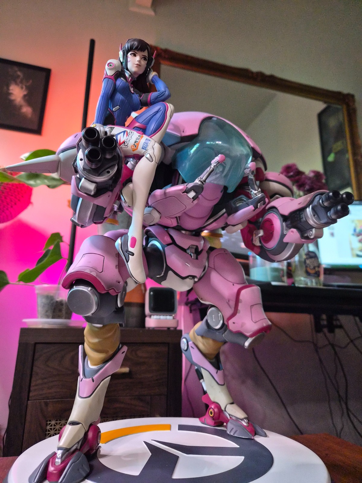 Overwatch D.Va Statue Figure with Box