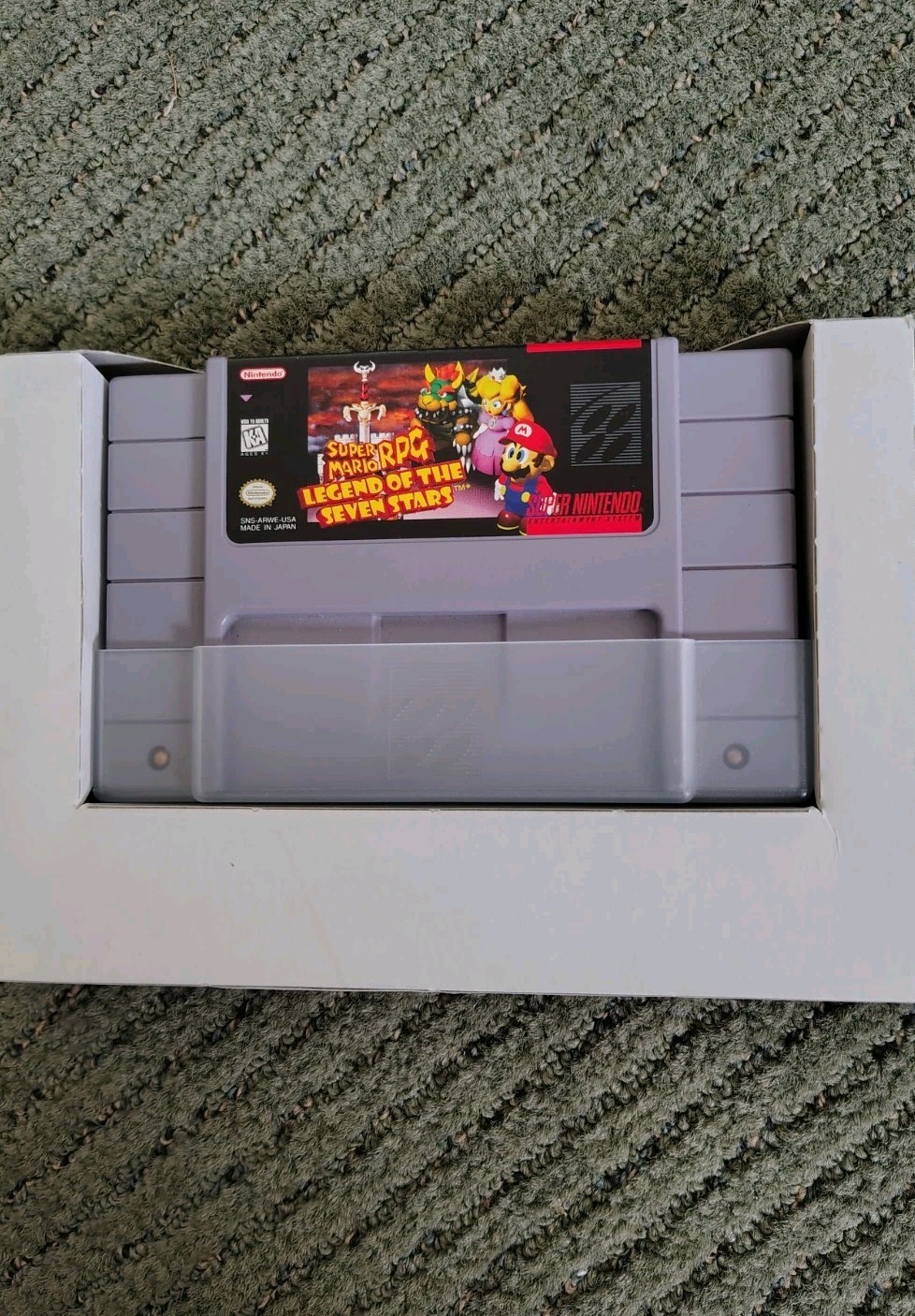 Super Mario RPG Legend of the Seven Stars Super Nintendo SNES CIB