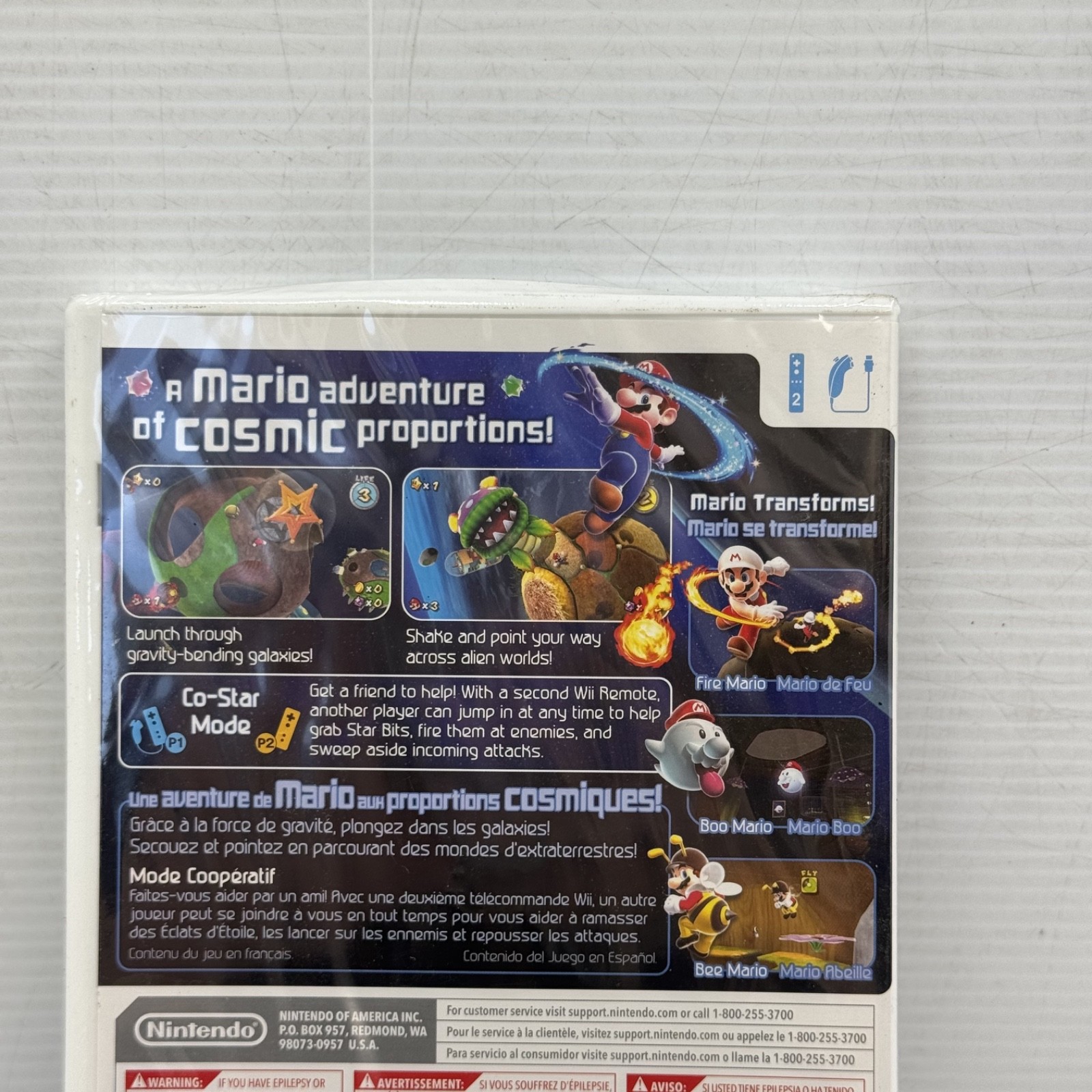 Super Mario Galaxy Nintendo Wii First Print Sealed New Authentic See Pictures!