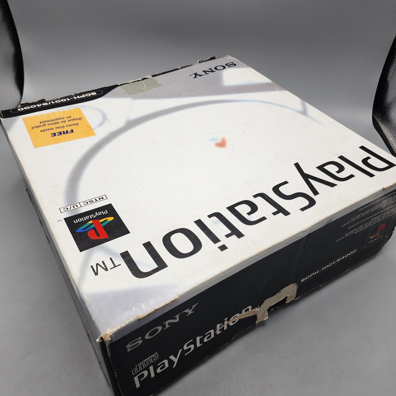 Sony PlayStation SCPH-1001 Console Box, Foam & Insert ONLY / No Console / READ