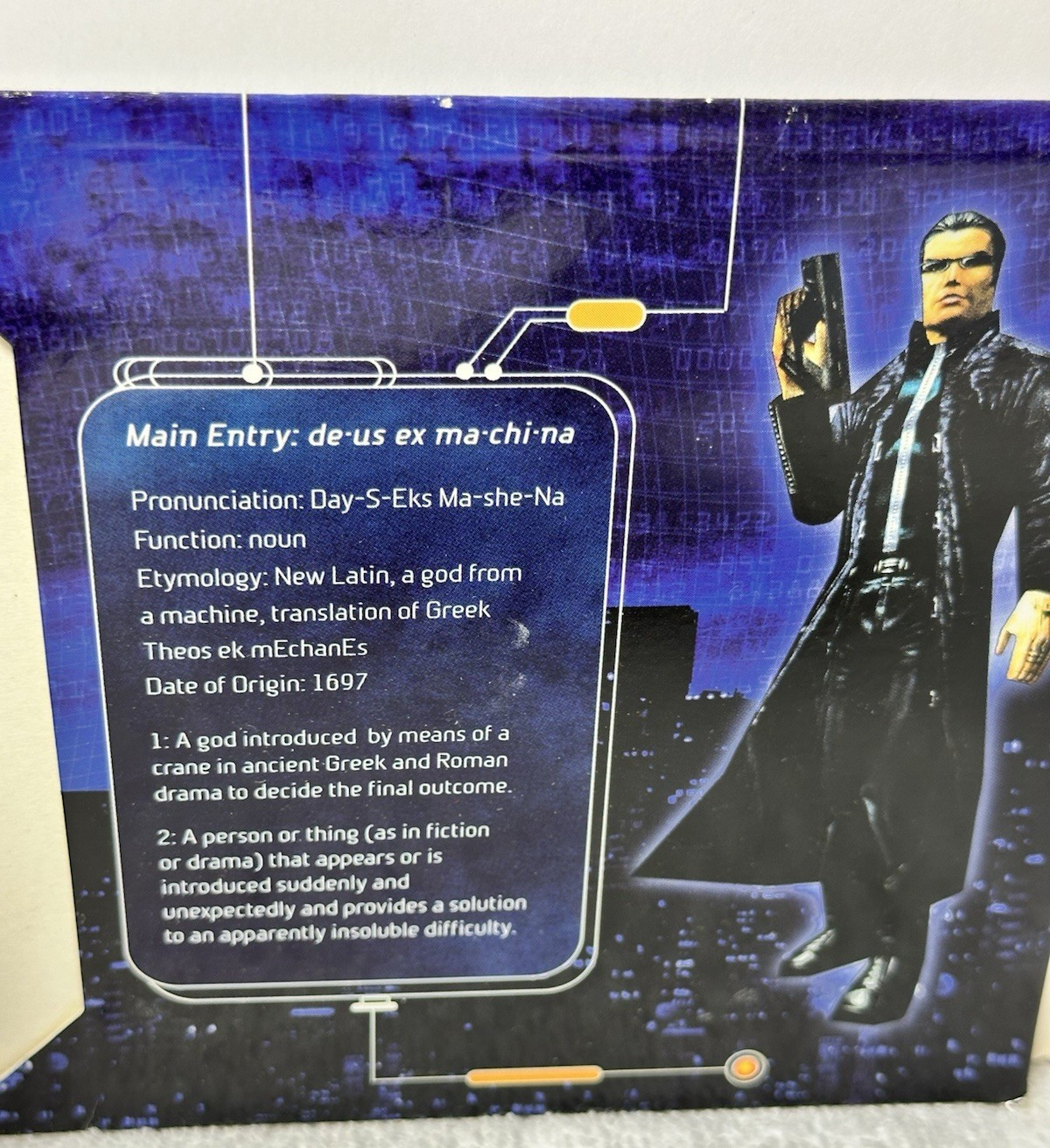 ION STORM – DEUS EX – PC Game Vintage 2000 CD-ROM – Gatefold – Eidos Interactive
