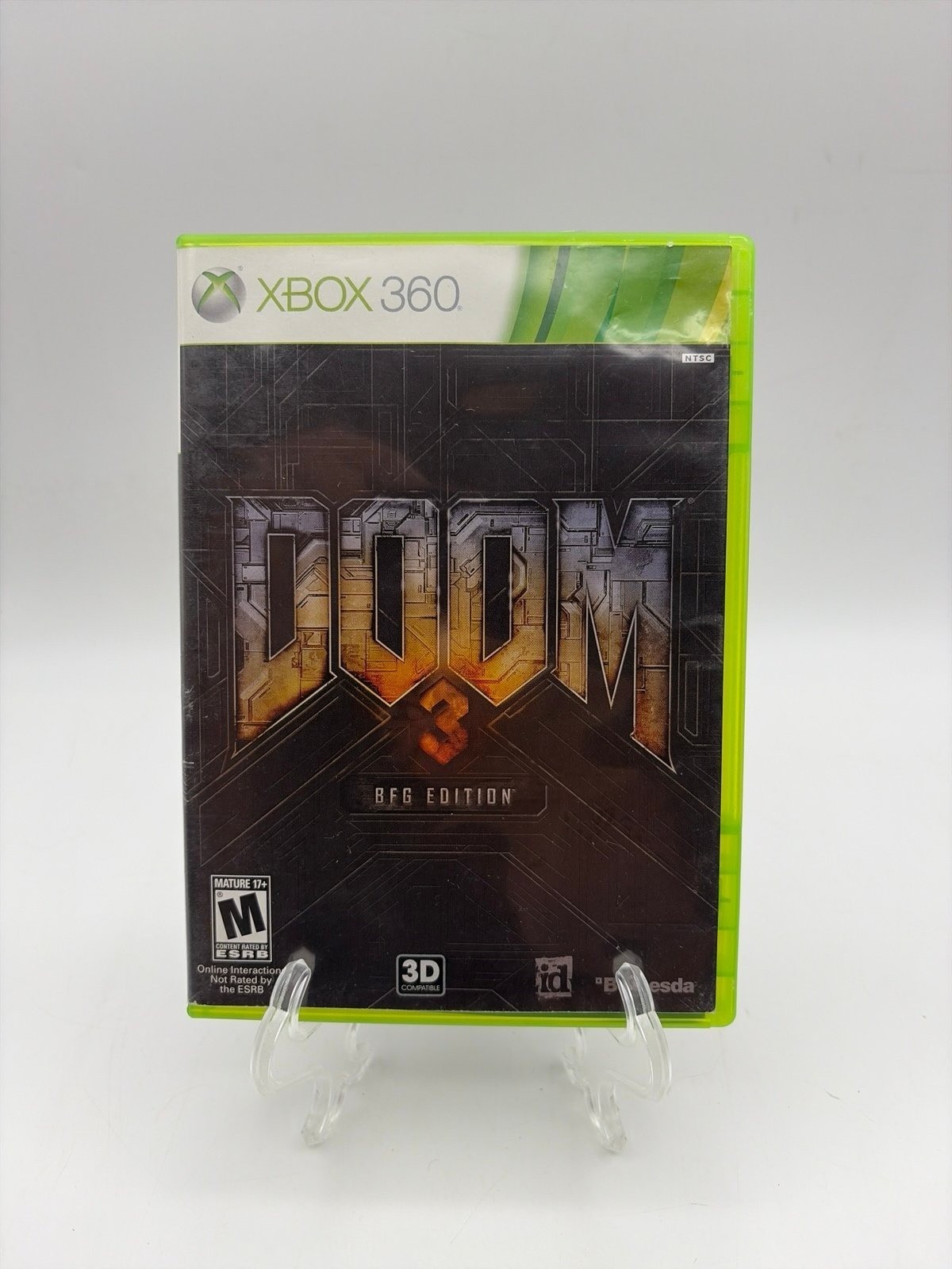 Doom 3 BFG Edition (Microsoft Xbox 360, 2012) CIB Complete w/ Manual – TESTED