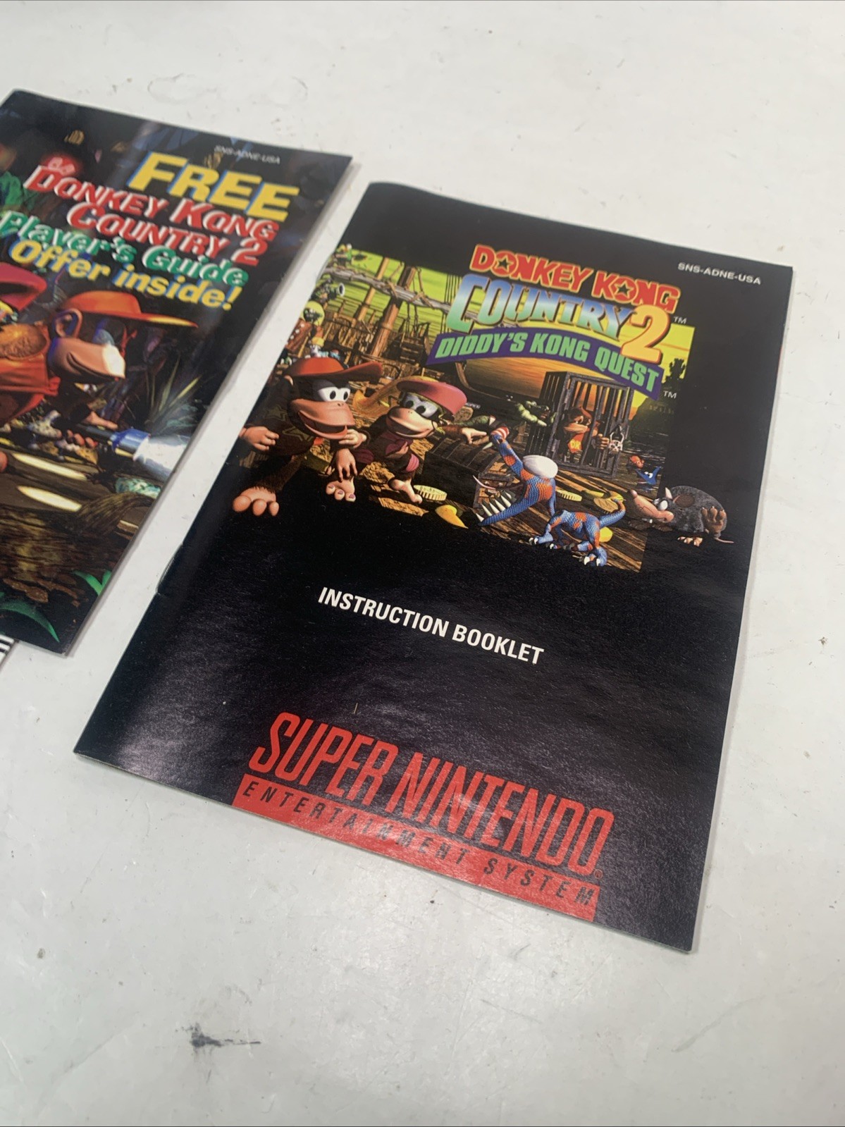 Super Nintendo DONKEY KONG COUNTRY 2 SNES NTSC-U/C 1995 CIB Manual + Inserts