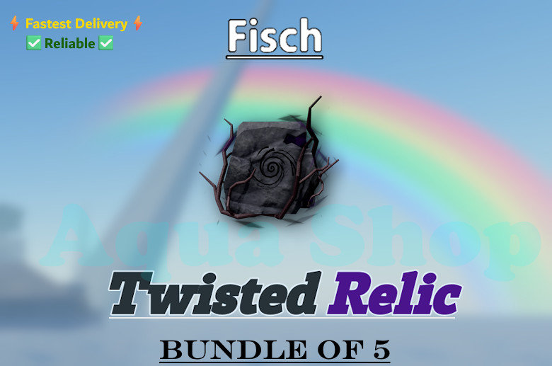 🔥🟢 [FISCH] – 5x Twisted Enchant Relic – [Merlin’s Shop Relic]