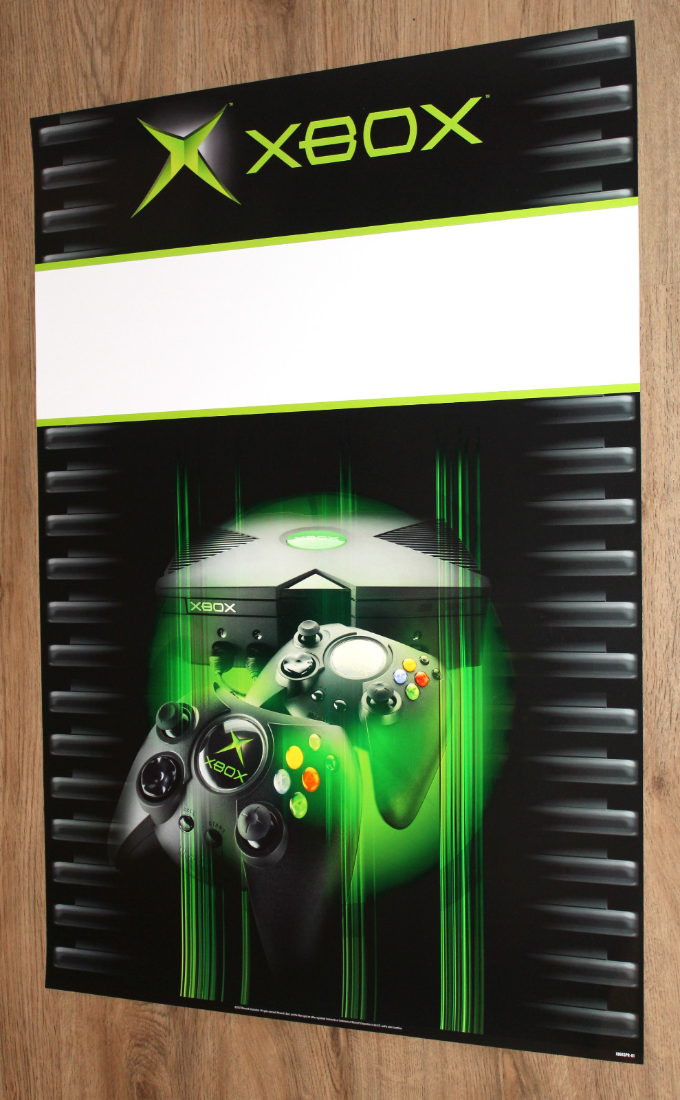 Microsoft Old Xbox (console) Extremely rare Promo Poster 84×59.5cm