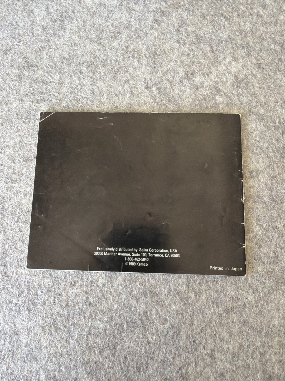 Rescue the Embassy Mission (NES, 1990) – Instruction Manual / Booklet Only