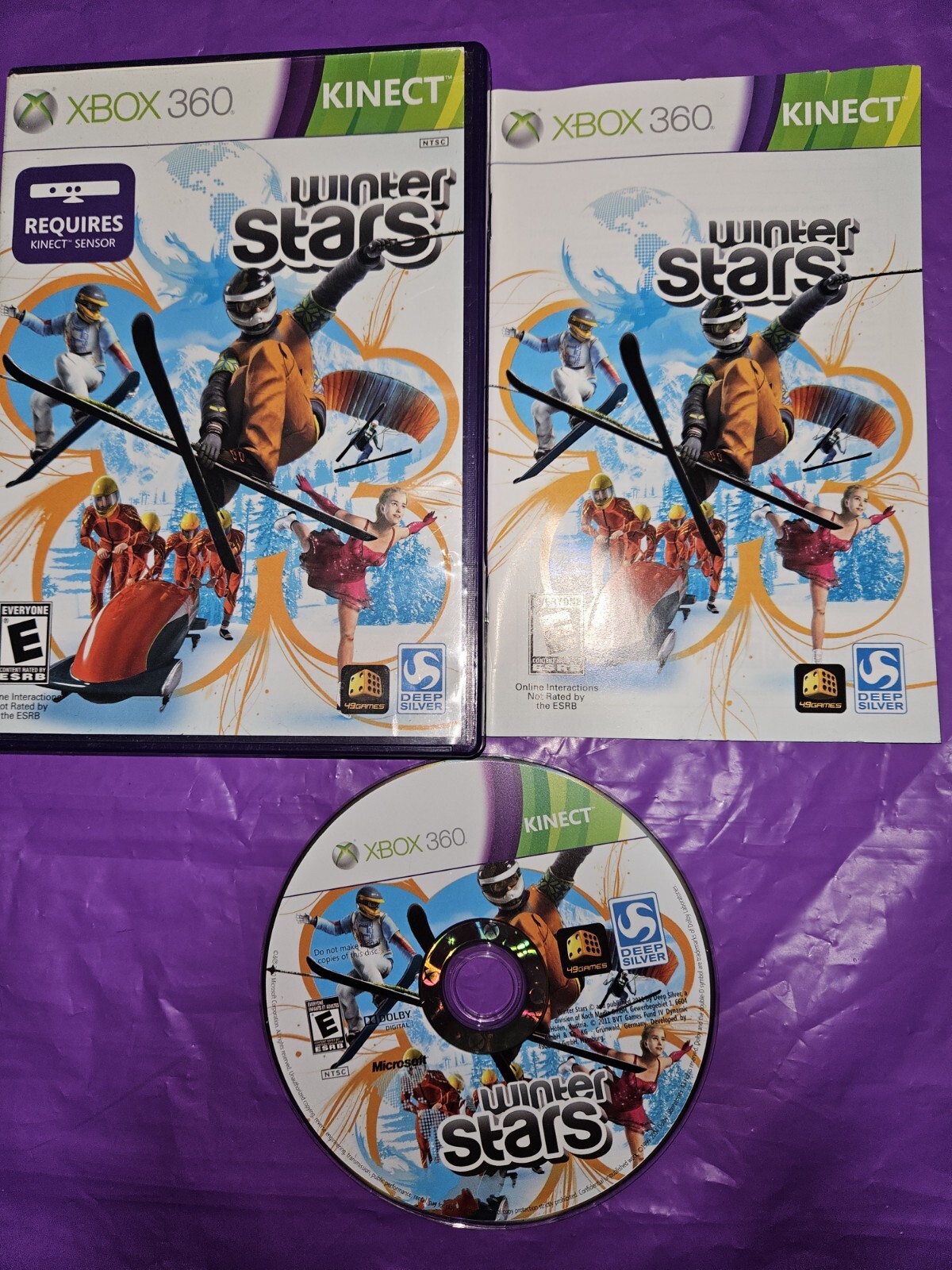 Winter Stars (Microsoft Xbox 360, 2011) Cib Complete Tested