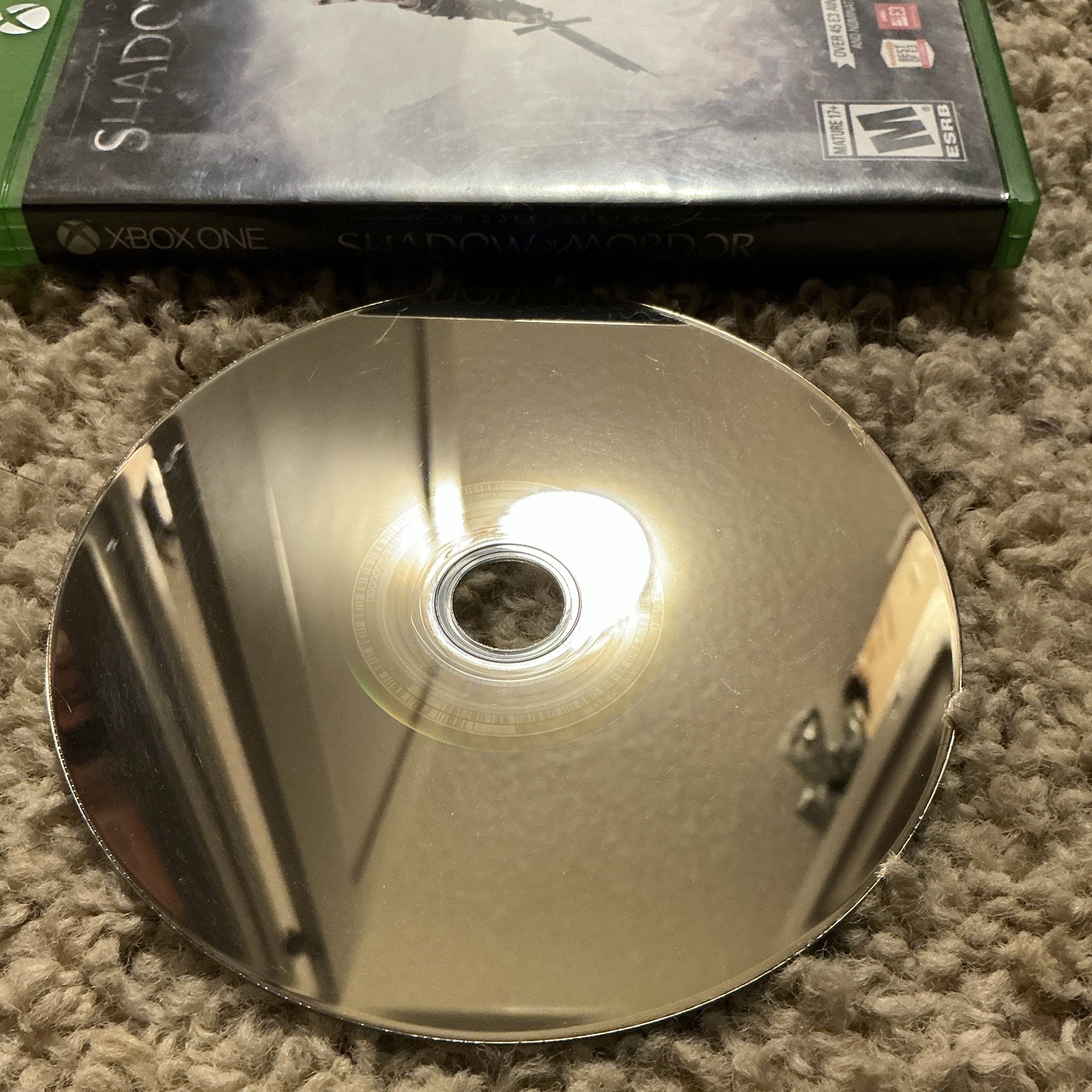 Warner Bros. Middle-earth Shadow of Mordor Xbox One M NTSC-U/C 2014 w/ Case