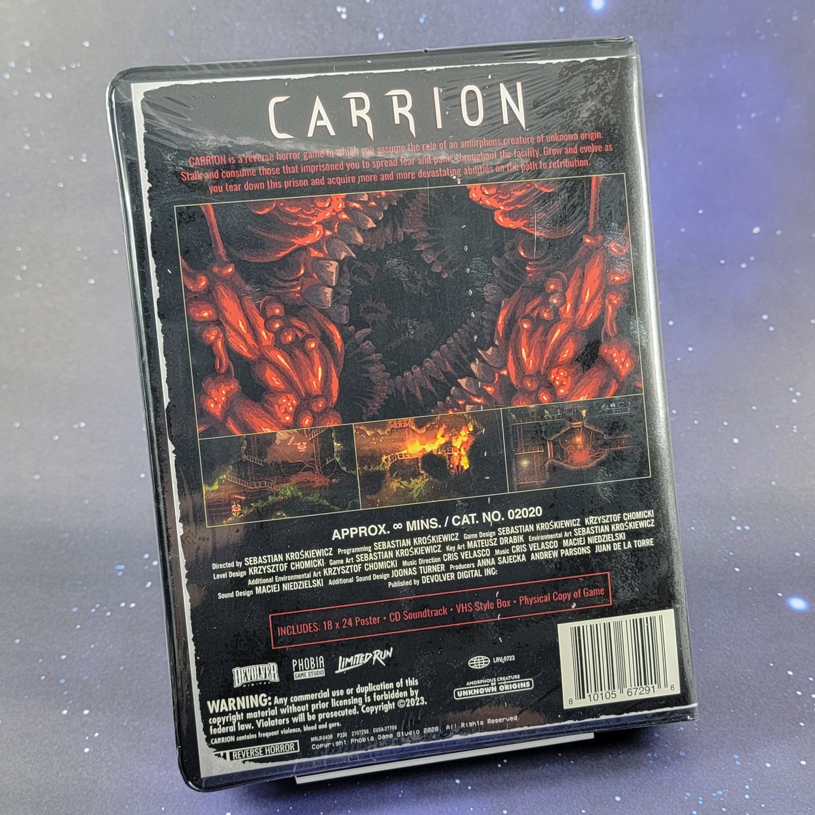 Carrion VHS Edition (Sony PlayStation 4) PS4 SEALED BRAND NEW Limited Run Games