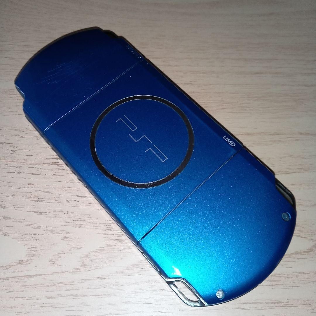 Sony PSP-3000 Vibrant Blue Console CIB Tested