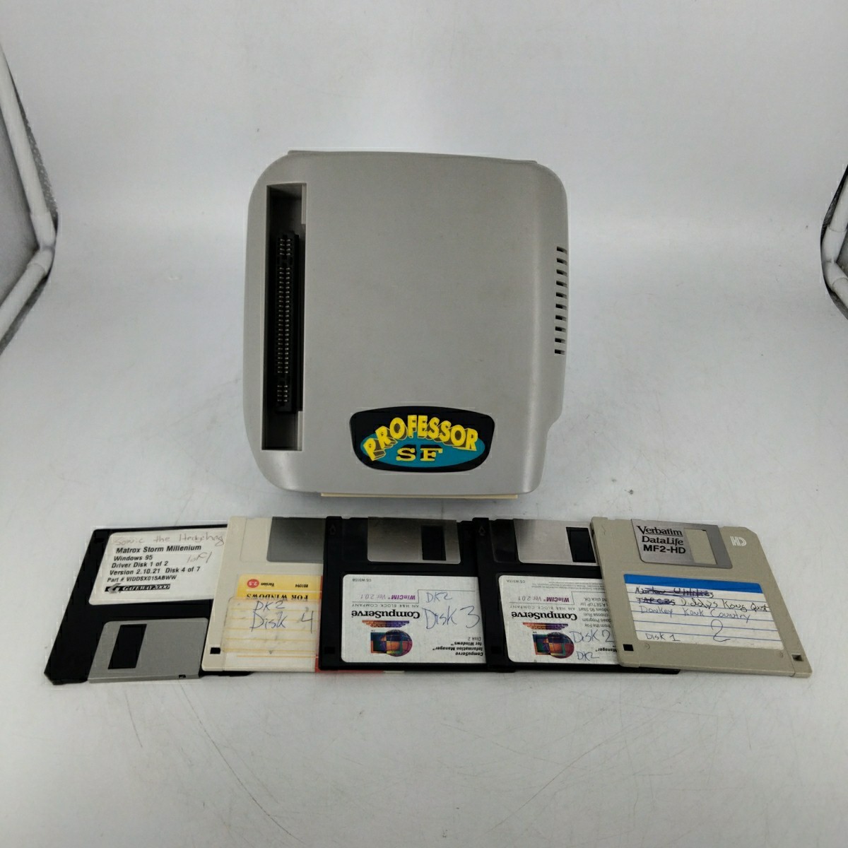 Professor SF Game Doctor SNES Nintendo UNTESTED SEE PICS W/ Disks