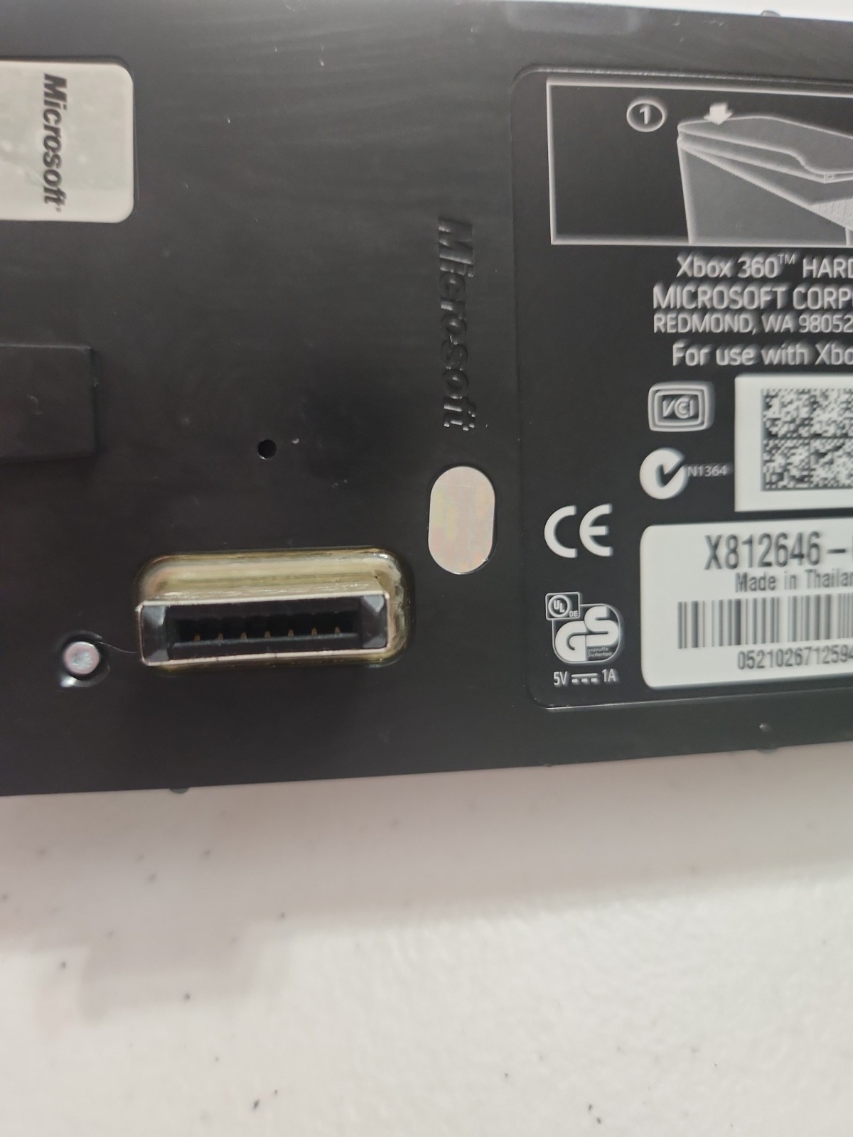 Genuine OEM Xbox 360 120GB HDD X812646-001 Microsoft External Hard Drive TESTED