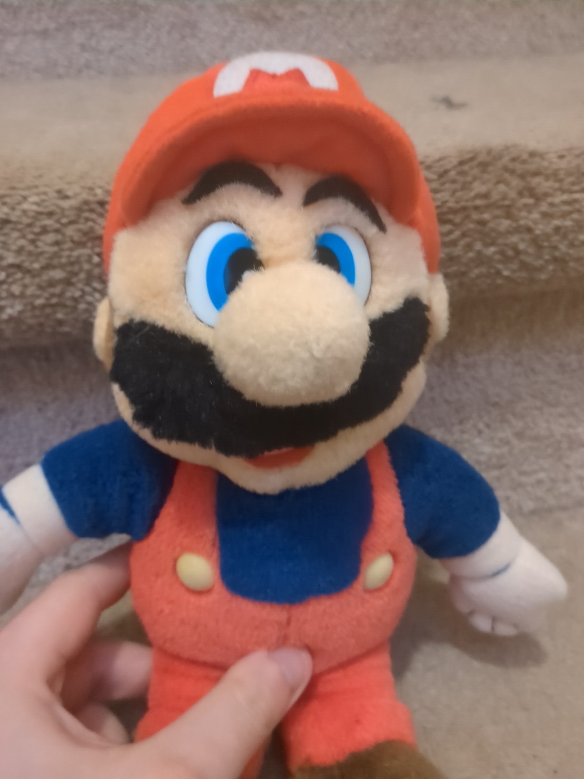 Super Mario Avanti 9″ Small Sitting Plush Nintendo Toy Doll Korea 1988 Japan