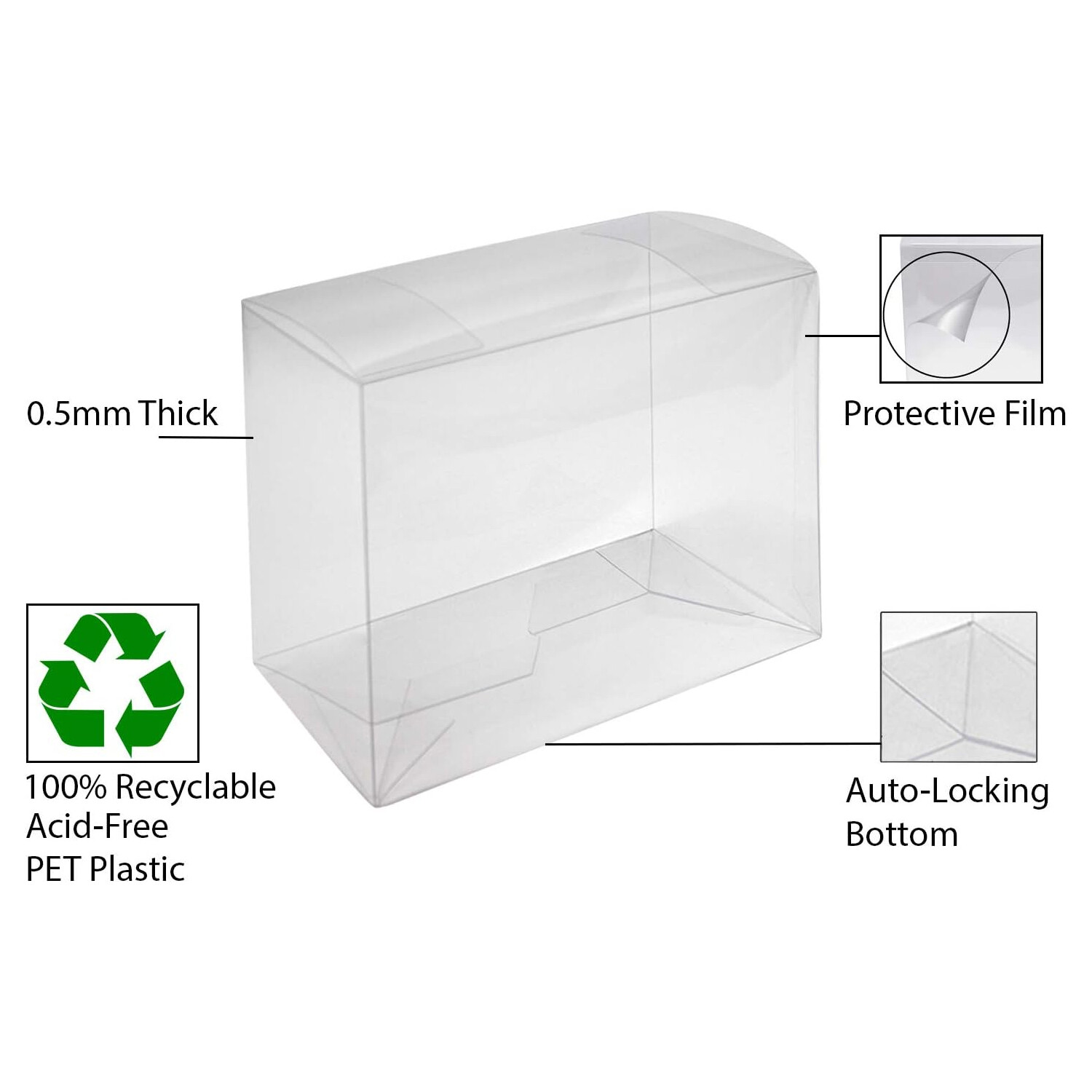 Pop Protector Case For Funko Pop 2 Pack 4” 6” Boxes Vinyl Figures Collectibles