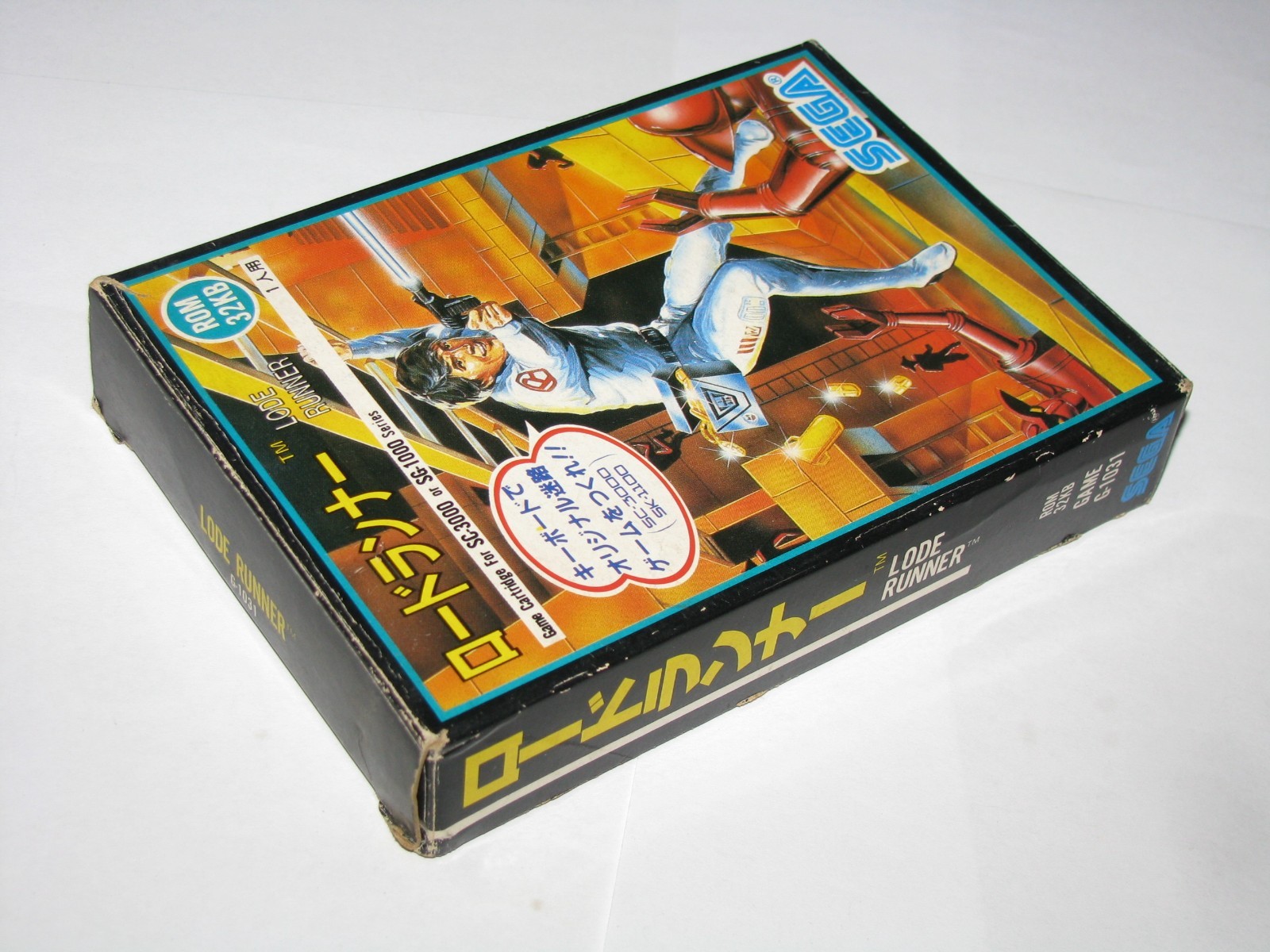 Lode Runner (ROM 32KB Box, no manual) Japan Sega SG-1000 SC-3000 SMS US Seller