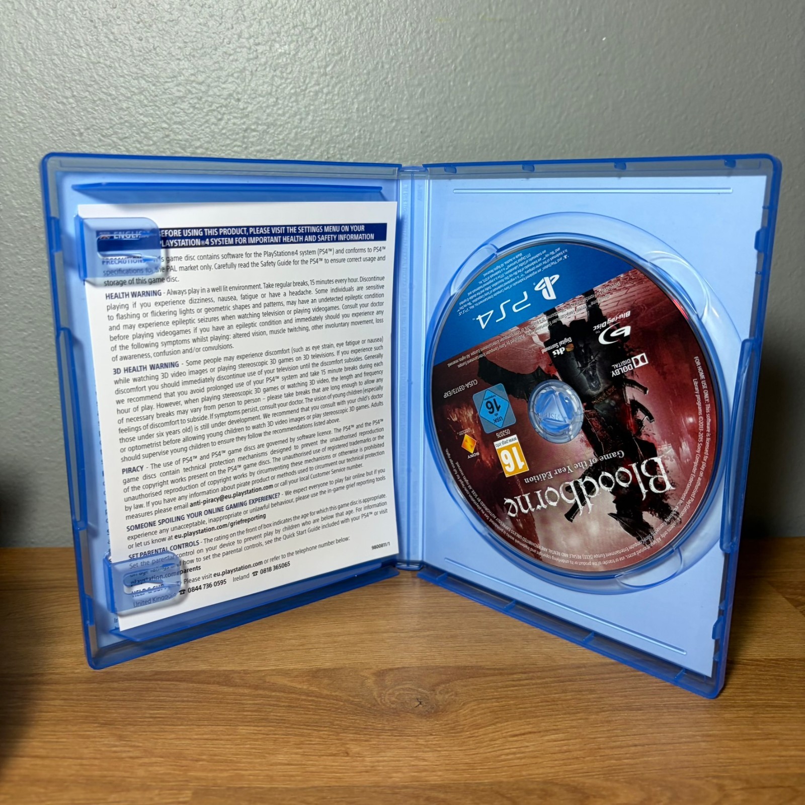 Bloodborne – Game of the Year Edition (Sony PlayStation 4, 2015) PS4 REGION FREE