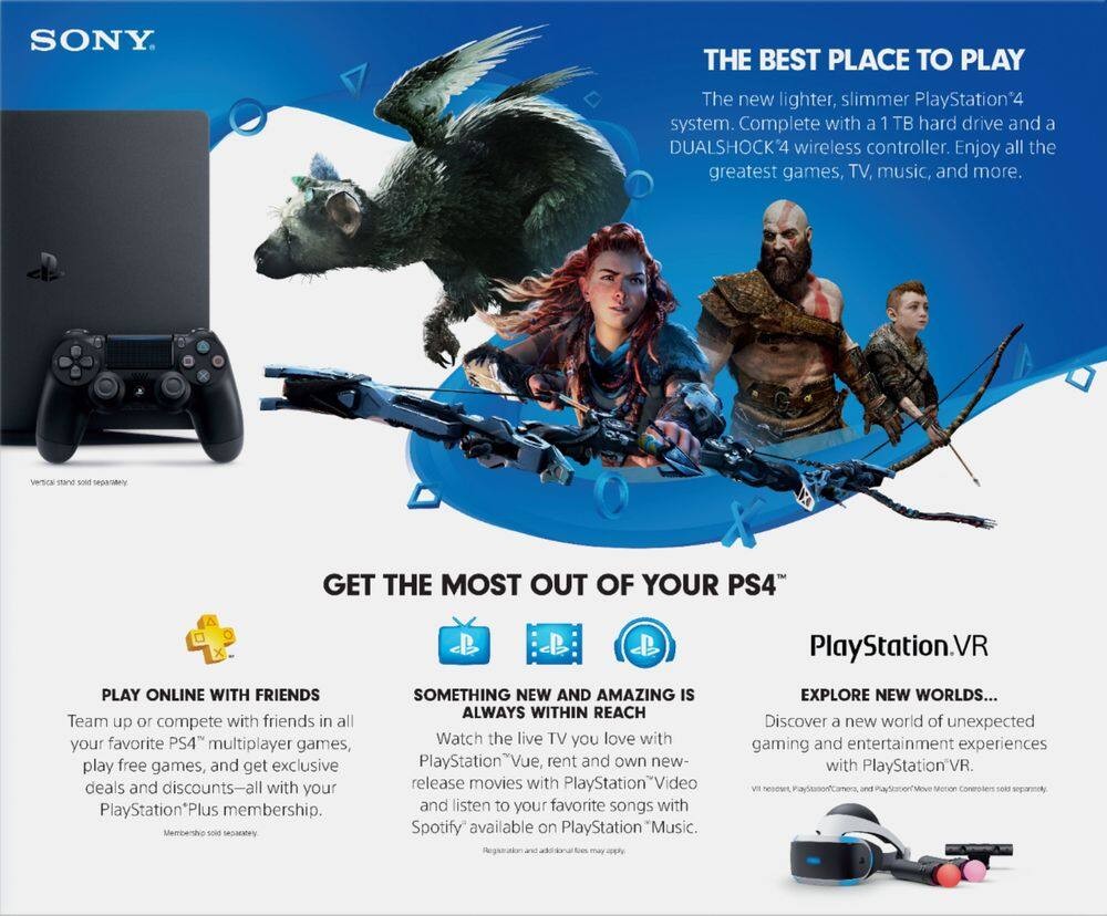 Geek Squad Certified Refurbished PlayStation 4 Slim 1TB console