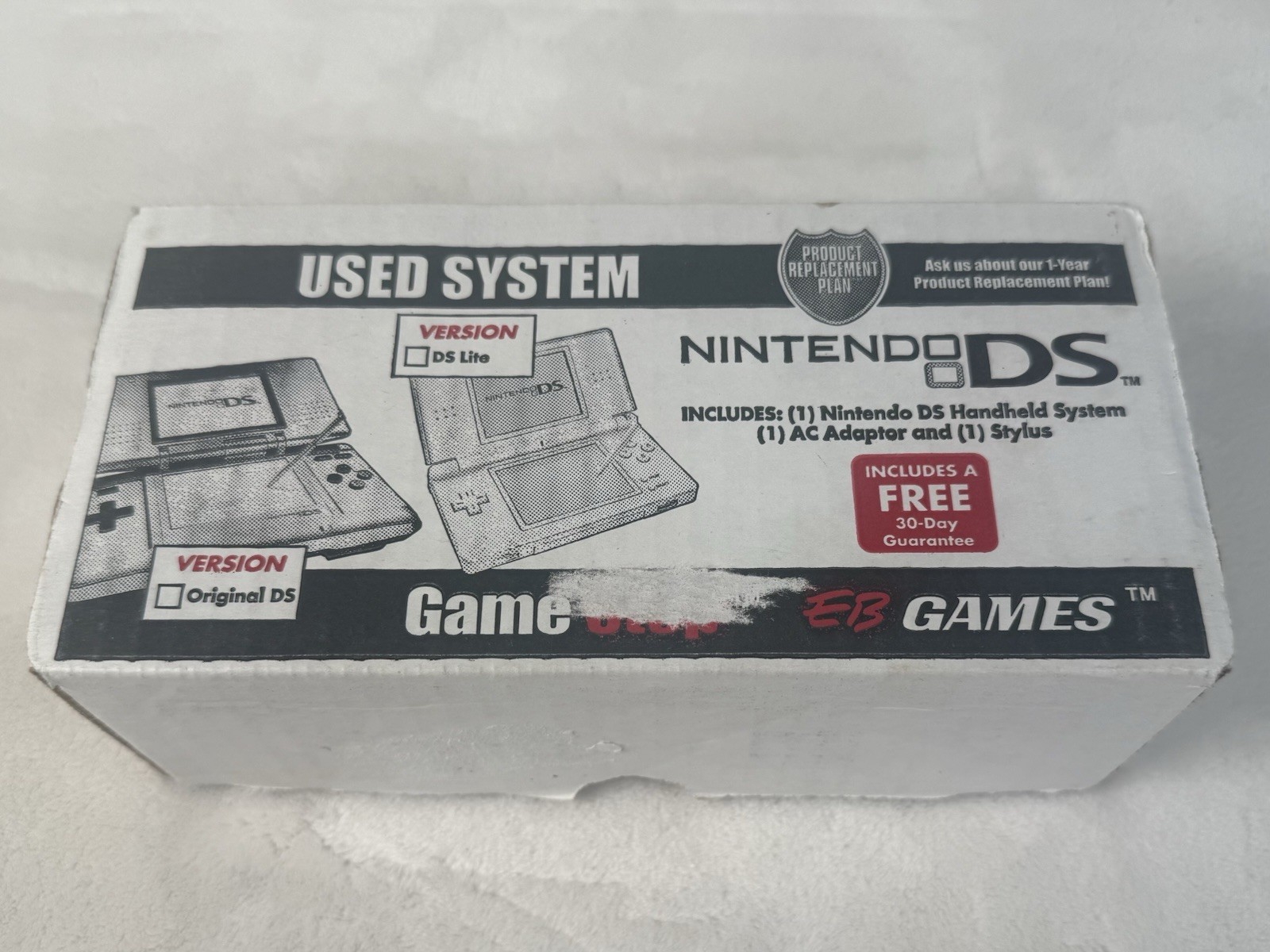 Original Nintendo DS Silver Console NTR-001 (NO CHARGER)