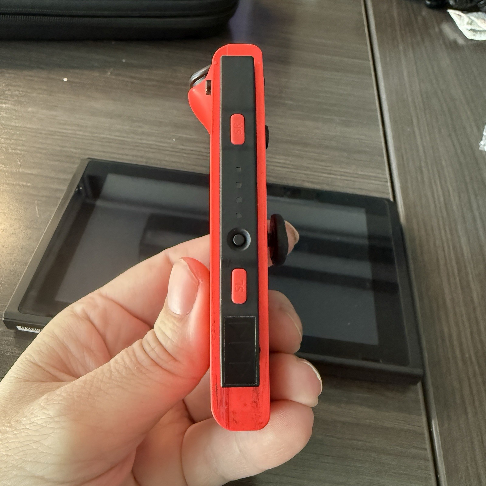 Nintendo Switch HAC-001 Console Neon Blue/Red Joy-Con, Complete Set In Box Xtras